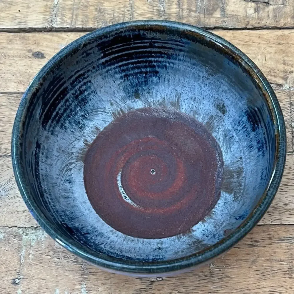 Handmade Studio Pottery Yarn Bowl 6